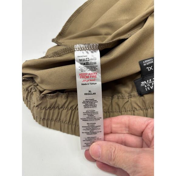 Boohoo Man Active Brown Drawstring Waist Athletic Shorts Size XL - Picture 4 of 5